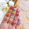 12 Pcs Polymer Clay Molds Mini Floral Clay Molds for Jewelry Making, Earring Decoration