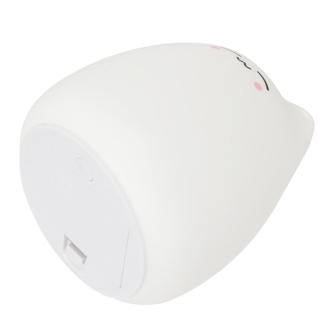 Table Lamp Mini Silicone Lighting Light Children Bedroom Night 7‑Color LED Eye Protection