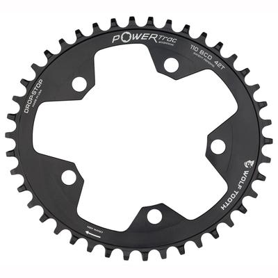 Овальная звезда Wolf Tooth 110 BCD 5 болтов 40T, совместимая с SRAM Flattop
