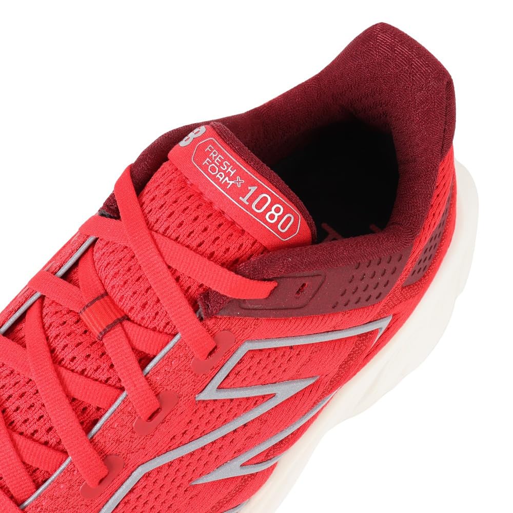 Кроссовки для бега New Balance Fresh Foam X1080 v13 Красные M1080Z132E Кроссовки Ходьба Бег Амортизация (Красный/25.0/Мужской)