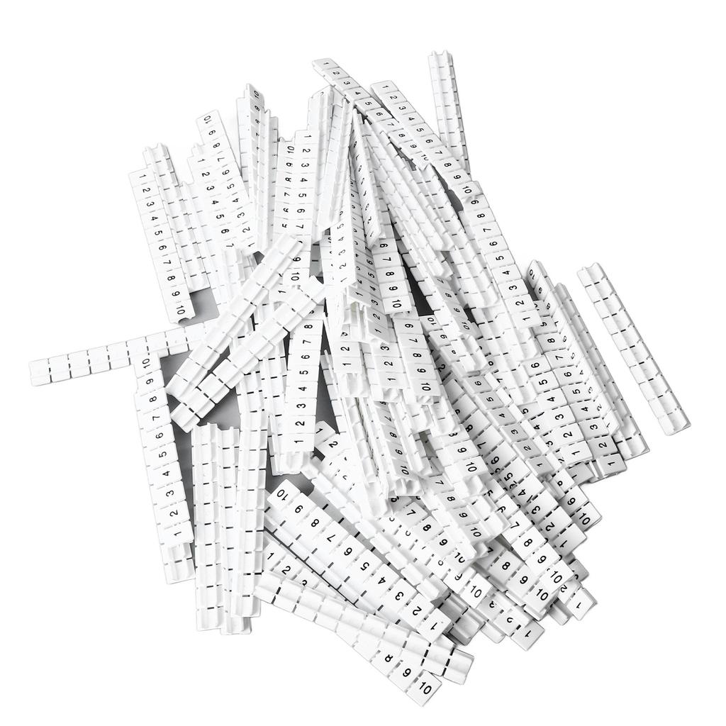 100 шт. Клеммная Маркерная Лента Блоки Этикетки Маркировочные Бирки Маркерная Панель Термостойкий Нейлон