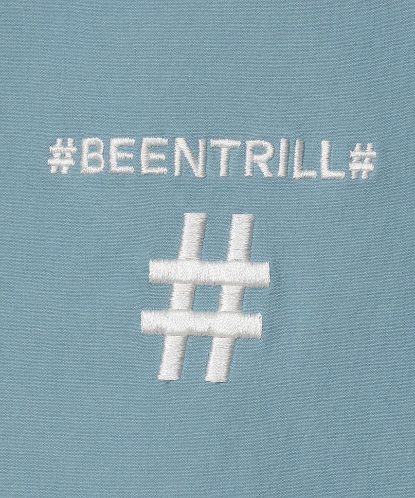 BEENTRILL NEWYORK Женская плетеная технологичная укороченная рубашка (синий)