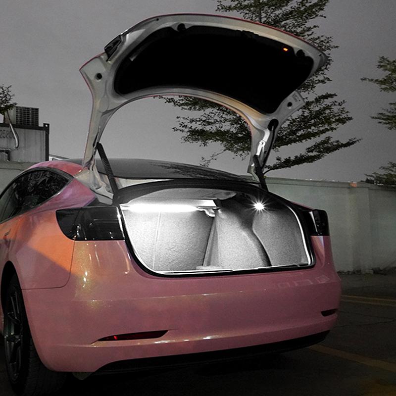 SEAMETAL Светодиодная подсветка багажника для Tesla Model 3/S Супер яркая атмосферная подсветка Модификация Декоративная светодиодная вспомогательная подсветка Аксессуары для интерьера