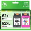 XL Ink Cartridge - GENERIC - HP 62 - Black and Color - Compatible Envy and OfficeJet - Pack of 2