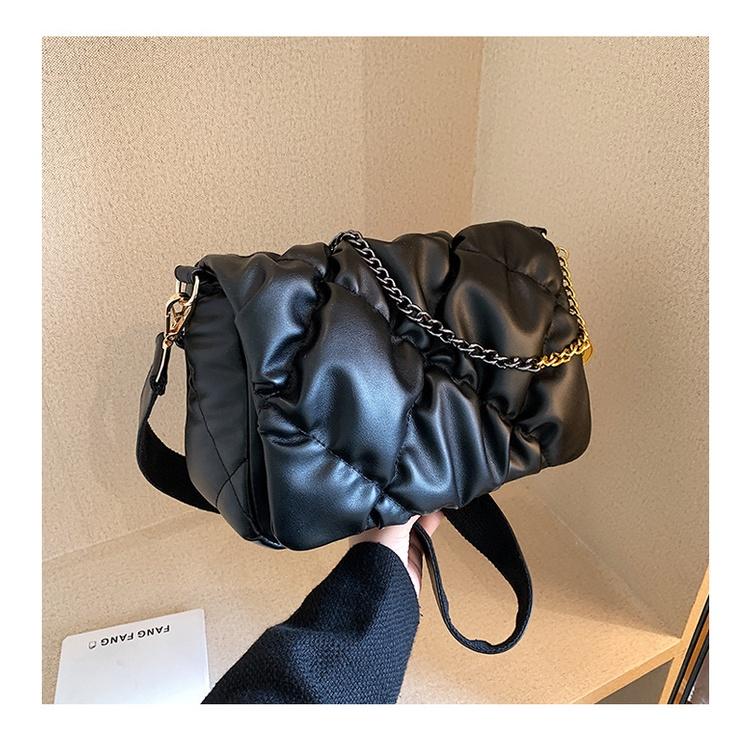 IELGY Женская плиссированная сумка-облако большой вместимости, модная универсальная сумка-мессенджер на цепочке