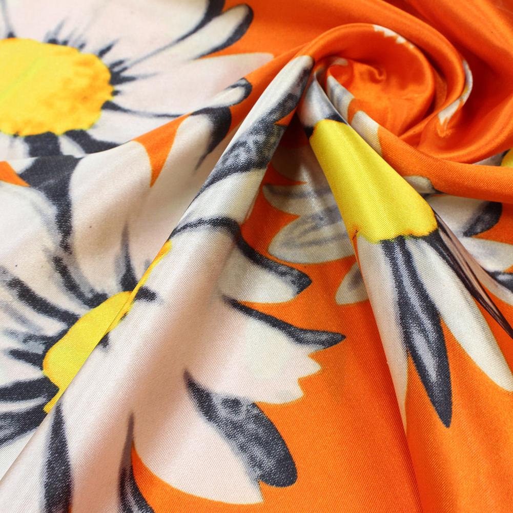 Women Malaysia Floral Printing Square Scarf