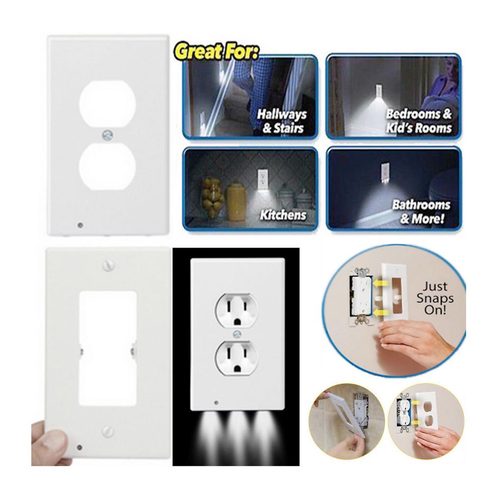 Plug Light Night Inductive Switch Modern Minimalist Design Bedroom Decor Supplie