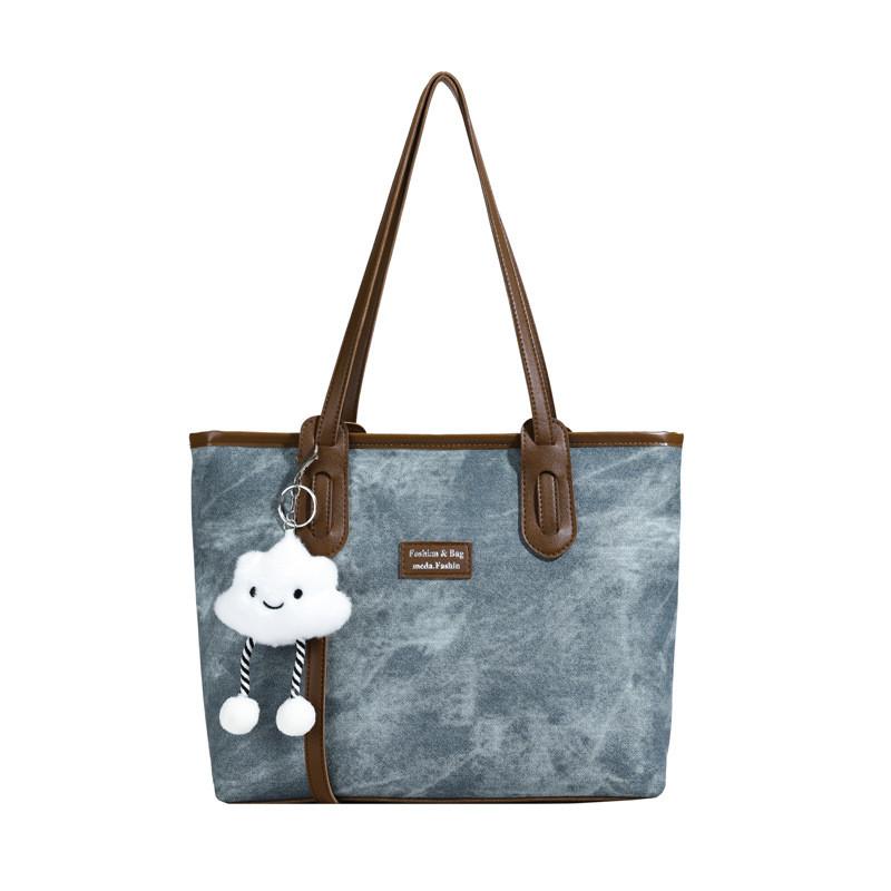 Stylish Winter Large Capacity Tote Bag For Women Ideal For College And Daily Use