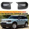 Для Ford Bronco Sport Maverick + Автомобильная наклейка Крышка зеркала заднего вида Бокового зеркала Колпачок крыла Накладка на наружную дверь