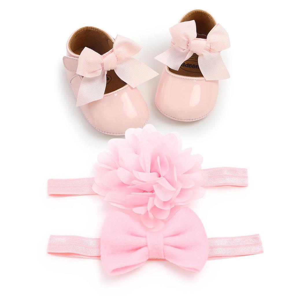 Туфли принцессы на мягкой подошве для малышей на весну и осень