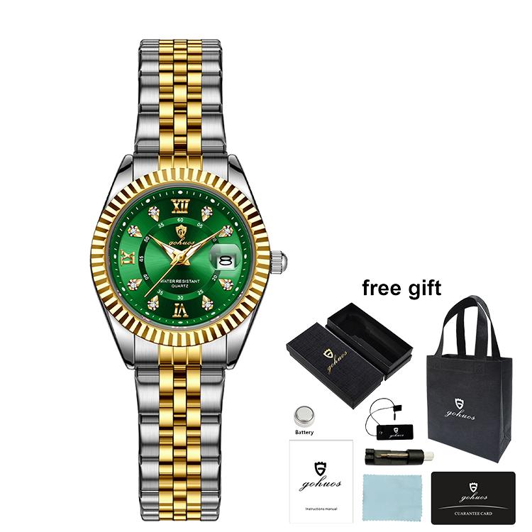 Gohuos 8804 78804 Luxury Fashion Men's Watch Waterproof Business Wristwatch for Men Women Reloj Para Hombre Box Bag Packaging
