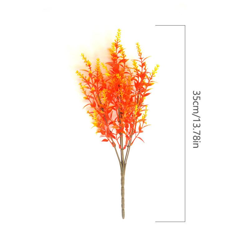 Оранжево-красный Лавандовый Фиолетовый Персидский Лист Орхидея 7 Вилочный Эвкалипт Дикая Горная Хризантема