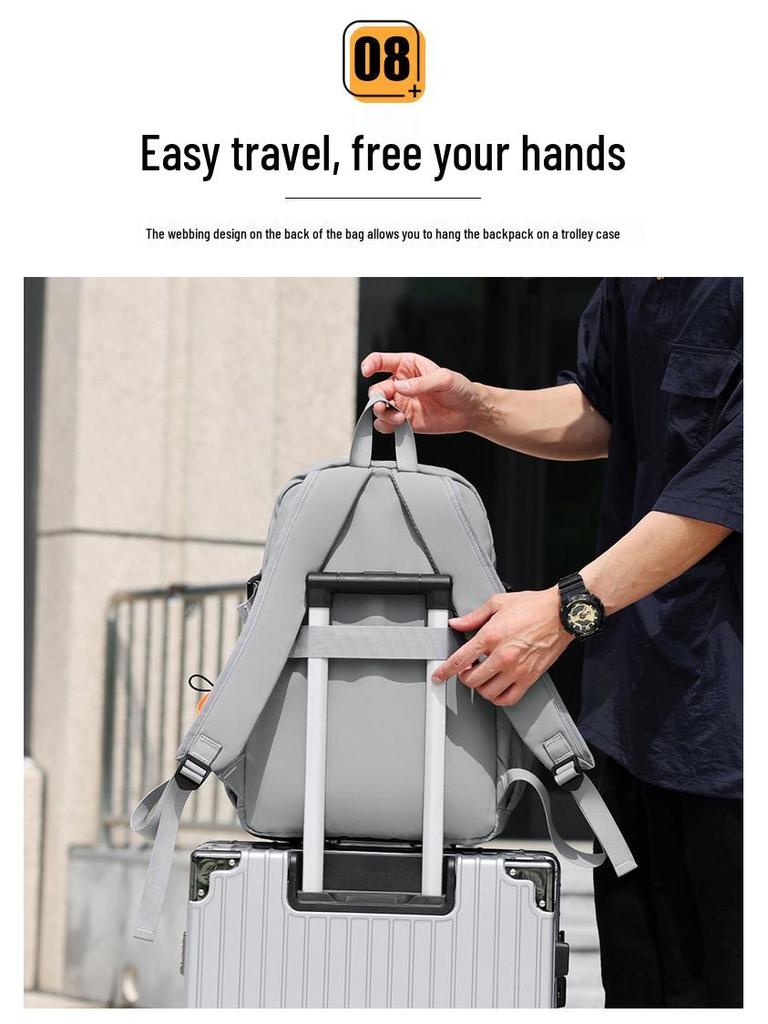 Men's Large Capacity Multifunctional Outdoor Sports & College Laptop Backpack