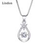 Женское ожерелье Lindon, кулон из медного сплава, циркон, модный подарок