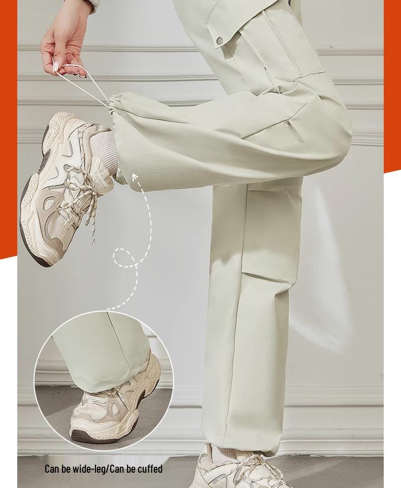 Женские хлопковые пуховые брюки на зиму 2025: Морозостойкий, Водонепроницаемый, Ветрозащитный для Экстремальной погоды -40°C