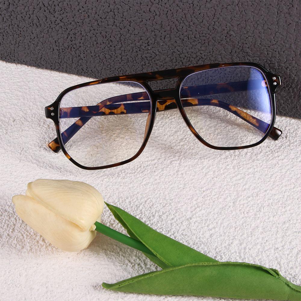 Retro Eyeglass Female Double Beam Male Eyewear Reading Glasses Optical Spectacle Computer Glasses