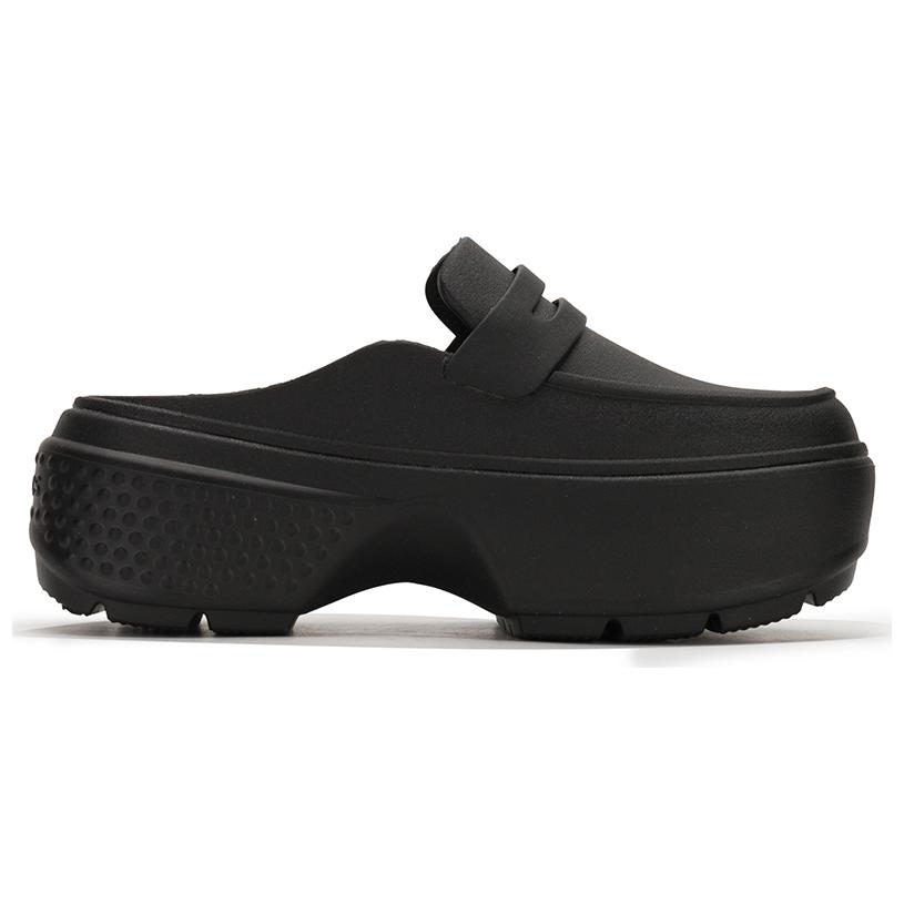 Crocs Лоферы на платформе Черные Женские 209937-060