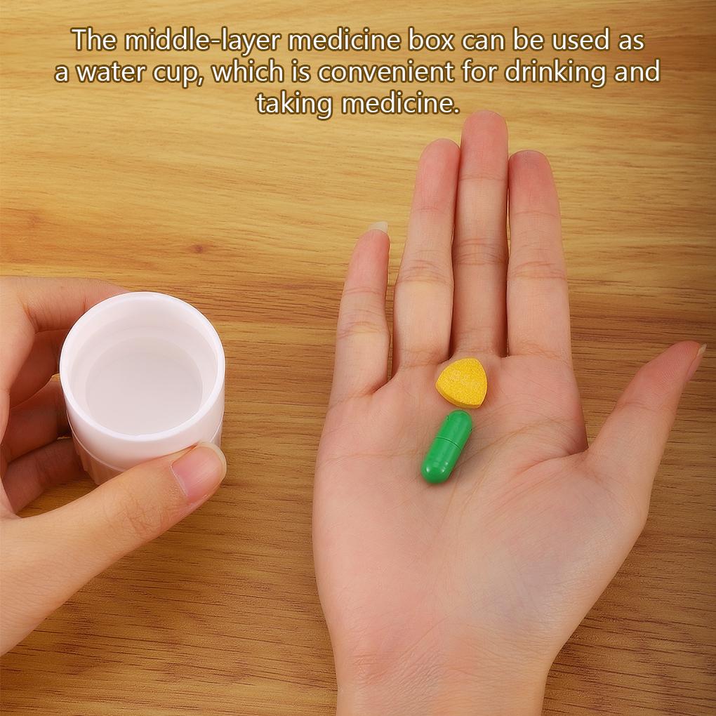 Таблетки в виде порошка, многофункциональные медицинские товары, дробилка для хранения, артефакт, легкий пластиковый контейнер, чехол