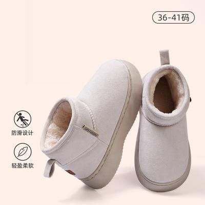 Новые зимние женские сноубутсы на меху, ботильоны из искусственной замши, женские теплые меховые ботильоны, женские широкие короткие ботинки