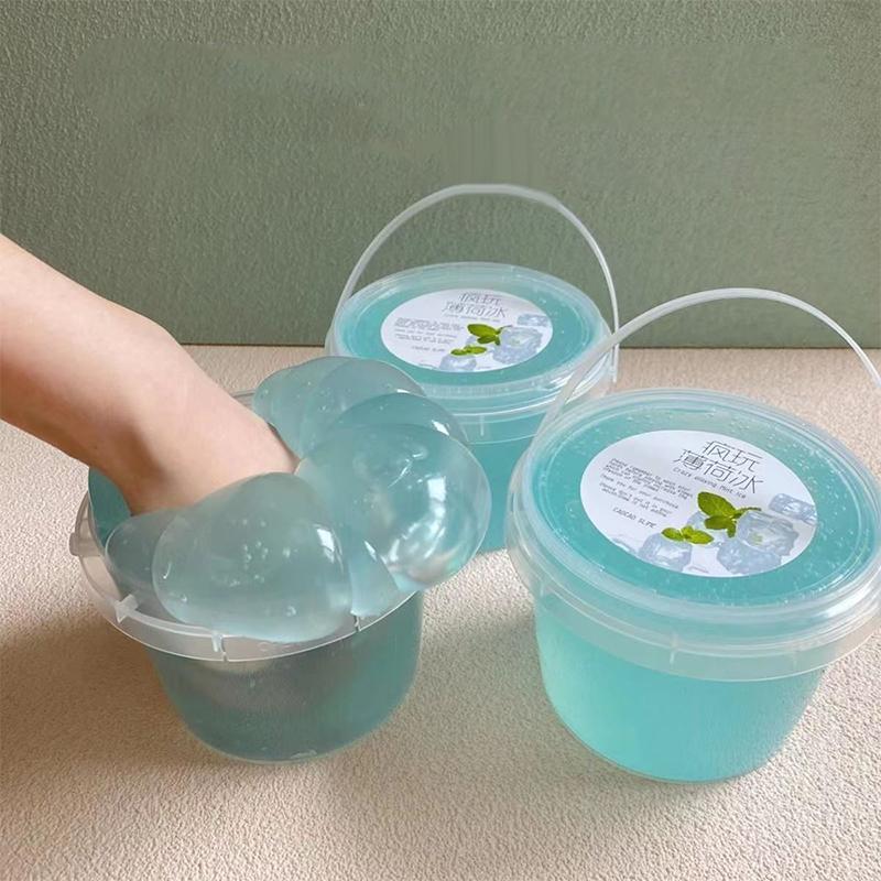 Супер Большая Коробка Пузырьковый Гель Слайм Детский Стр Релиф Фонг Клей Креативный Сжимаемый Слайм Взрослый Декомпрессионный Пузырьковая Коробка