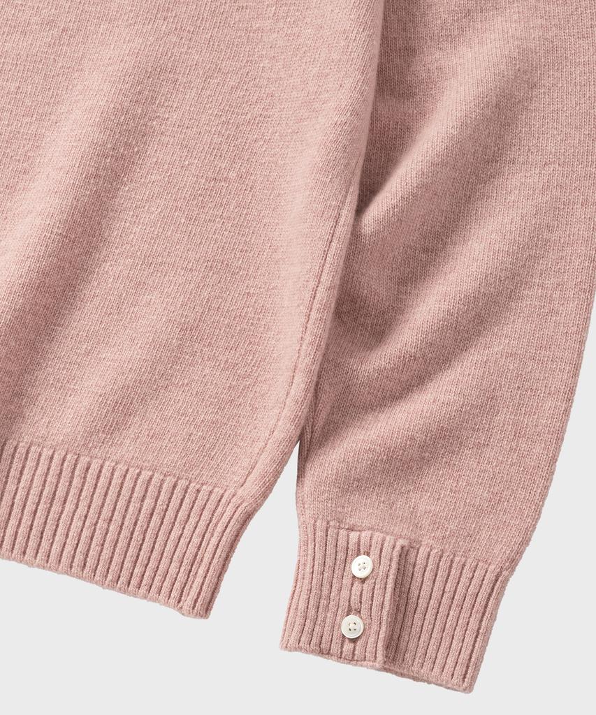 NONBLANK Daily Wool Cashmere Crewneck Knit_Melange Pink