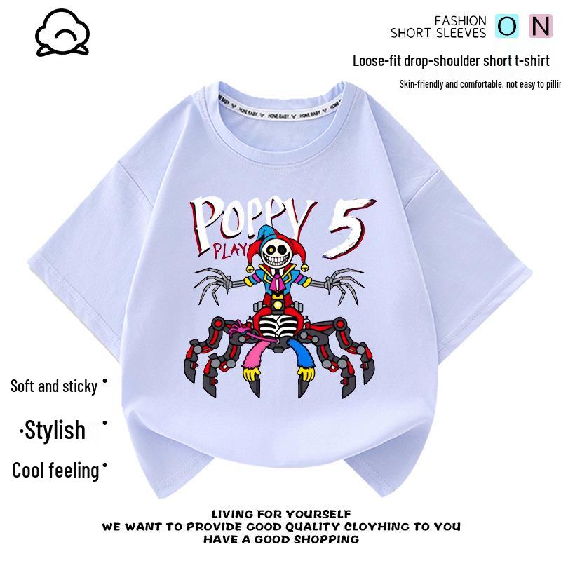 Детская летняя футболка с коротким рукавом Poppy Playtime Prototyp