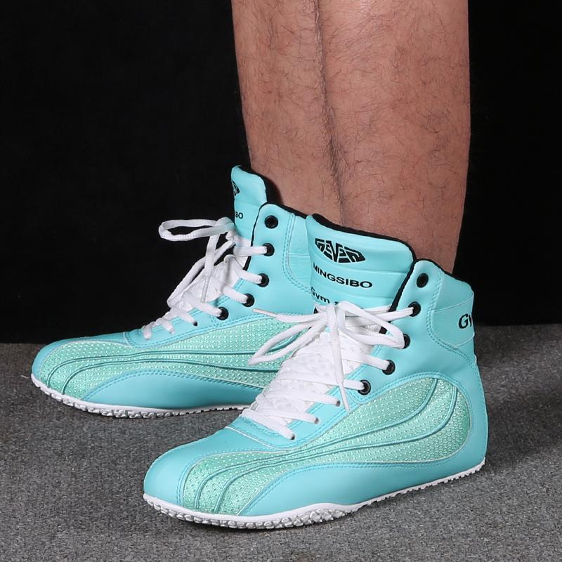 New Wrestling Shoes Men Boxing Shoes Women Light Weight Wrestling Footwears Mens Sneakers Squat Flats Size 36-46