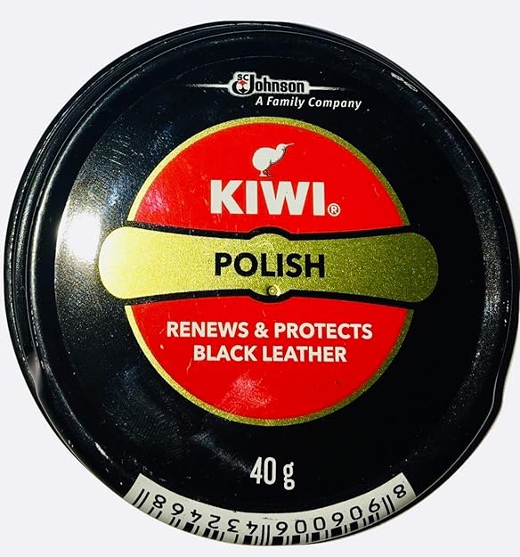 Kiwi Черная паста для полировки обуви 40 г (Пакет из 2)