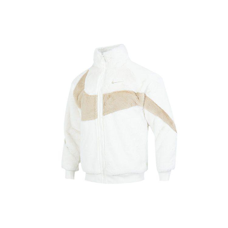 Nike NSW Swoosh Теплая куртка из искусственного меха Мужские куртки Белые FB7664-133