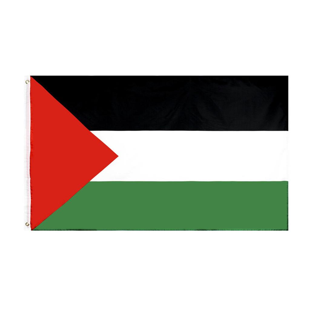 Large Palestine Flag Polyester 150x90cm  Gaza Palestinian Festival Decor