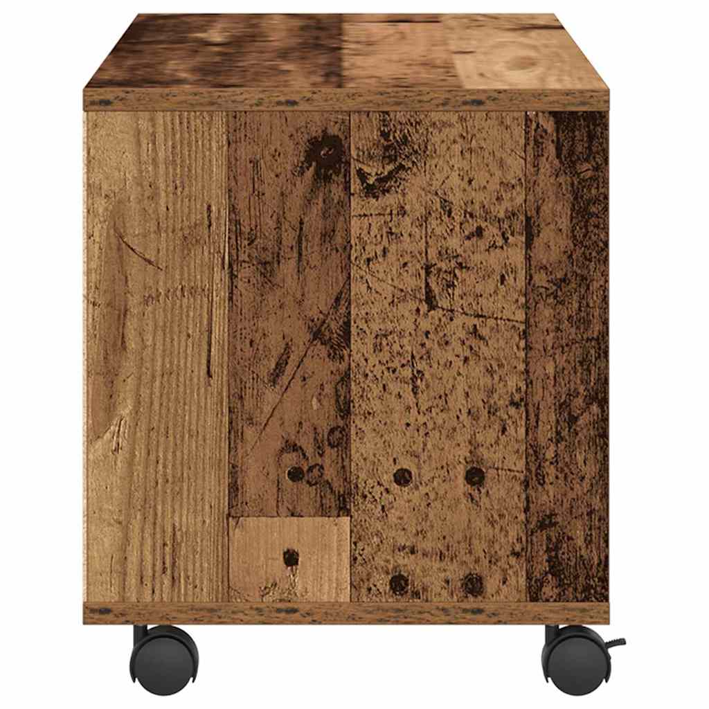 TV Stand in Brown 90 x 35 x 40.5 cm Particleboard