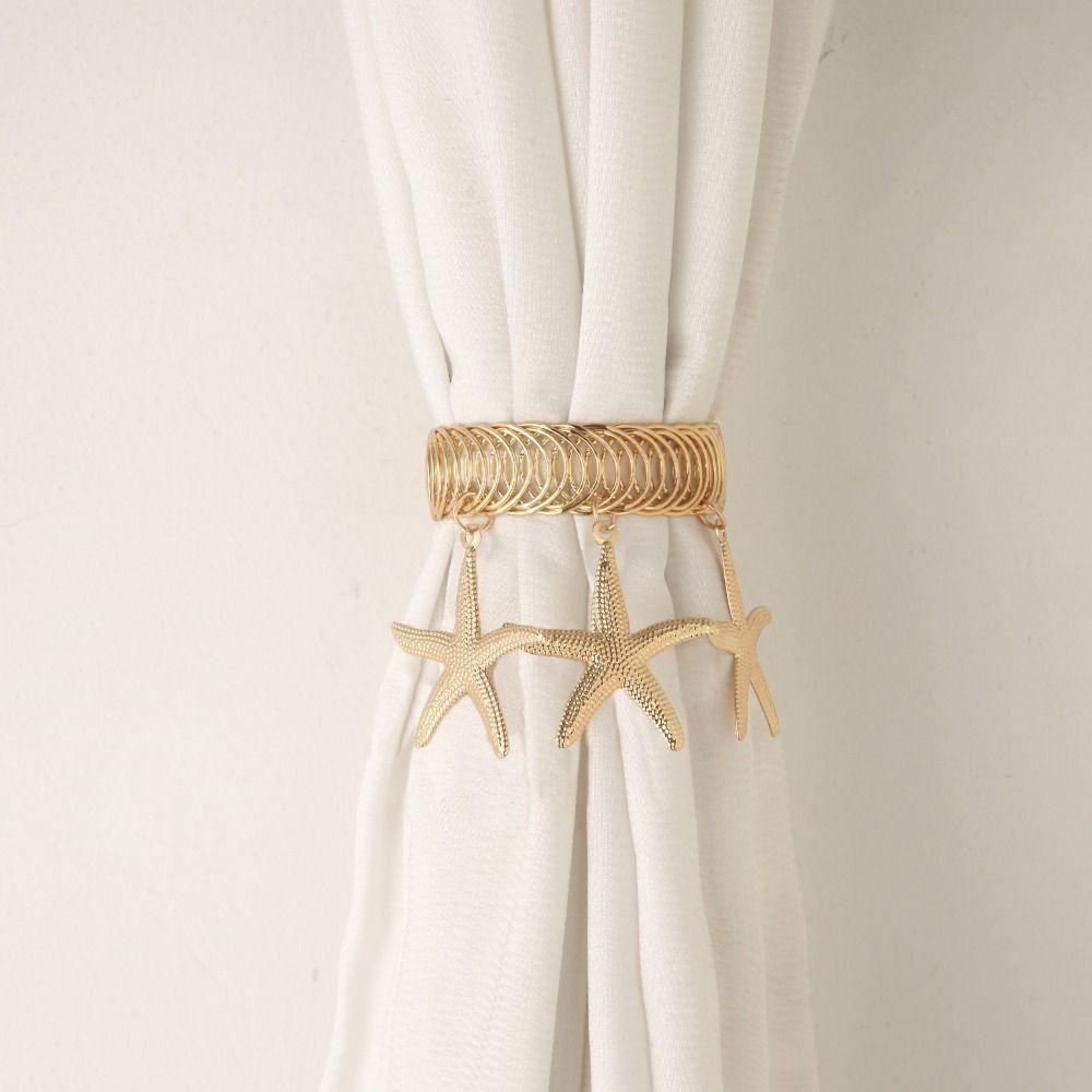 2Pcs Vintage Curtain Tie Backs Adjustable Curtain Clips Window Curtain Tie Belts Room Ornaments