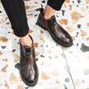 Leather Ankle Boots Man Casual Loafers Luxury Design Slip On Male Dress Boots Leisure Style Big Size Outdoor Wear-resistant Sole