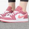 Детские кроссовки Air Jordan 1 Low GS Desert Berry Pink Coral-Chalk White 553560-616