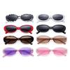 New Vintage Small Frame Sunglasses For Women Men Fashion Oval Frame Sunglasses Retro Uv400 Sun Glasses Shades
