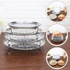 Steaming Rack 3 Stands Plate Steam Cooking