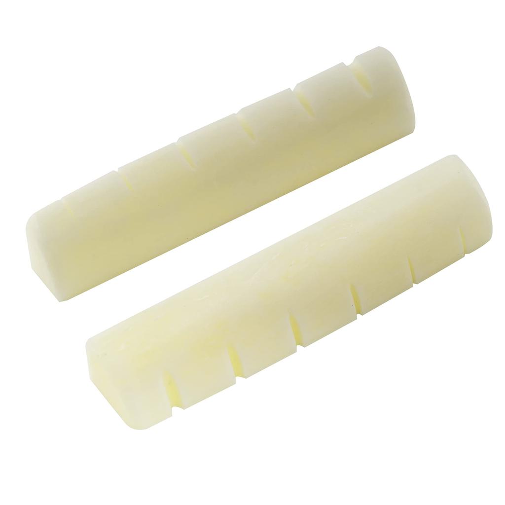 Musiclily Pro String Groove Beef Bone Nut Bone Nut 6 струн LP для электрогитары Ivory 43,99 мм до 2014 года выпуска/акустической гитары, (Набор 2)