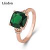 Классическое кольцо Lindon из медного сплава с цирконием, женские ювелирные изделия, свадебный подарок для вечеринки