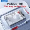 EAGET Dual-Disk Portable Hard Drive - Expand Storage, Boost PC Speed, Plug and Play for PC, Mac, Android