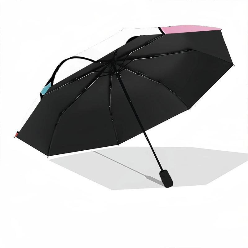 1pc Hello Kitty Automatic Opening/Closing Umbrella with Foldable Design, Iron Frame Outdoor Umbrella for Fans, Travelers, Daily Use, Festive Gift (Pin