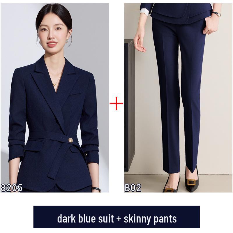 Элегантный женский костюм-блейзер с длинным рукавом: Современный, Роскошный, Стройнящий, Повседневный, Идеальный для Рабочего места или Проведения Мероприятий.