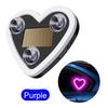 Car Solar Atmosphere Lights Heart Neon Lights USB Powered Auto Interior Decoration Ambient Lighting Car Accessories