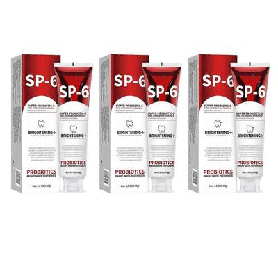 SP6 Пробиотики Отбеливающая зубная паста Удаляющая неприятный запах Зубная паста для ежедневного использования