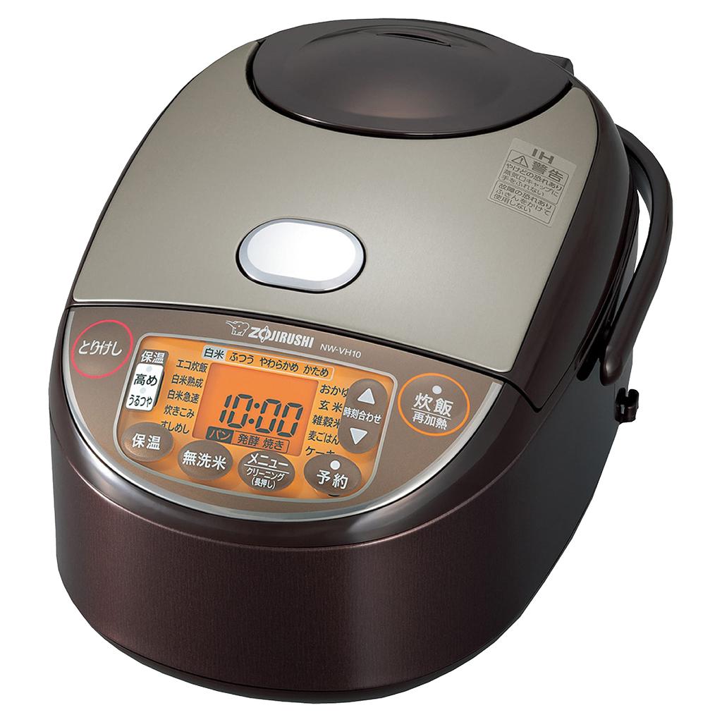 Zojirushi IH Rice Cooker Brown ZOJIRUSHI Super Cook (5.5 Cups) NW-VH10-TA