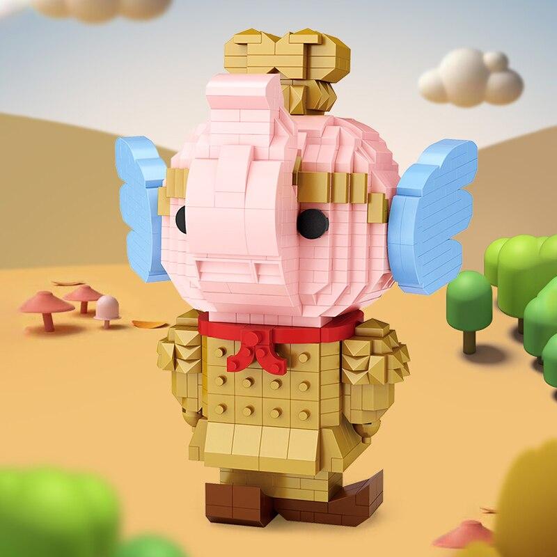 LOZ 9264 Animal World Terracotta Warrior Elephant Army Solider Mini Diamond Blocks Bricks Building Toy for Children Gift No Box