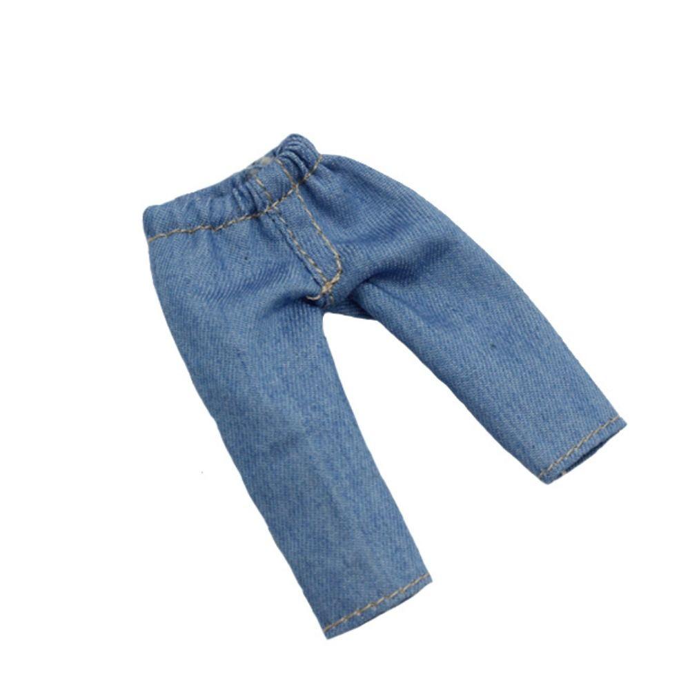 Длинные брюки Кукольная одежда Длинные джинсы Ob11 Повседневные брюки Подарок на день рождения Кукольные джинсы Брюки Детская игрушка