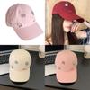 Korean Style Soft Top Baseball Hat With Bear And Letter Embroidery Design For Sunshade And Breathability