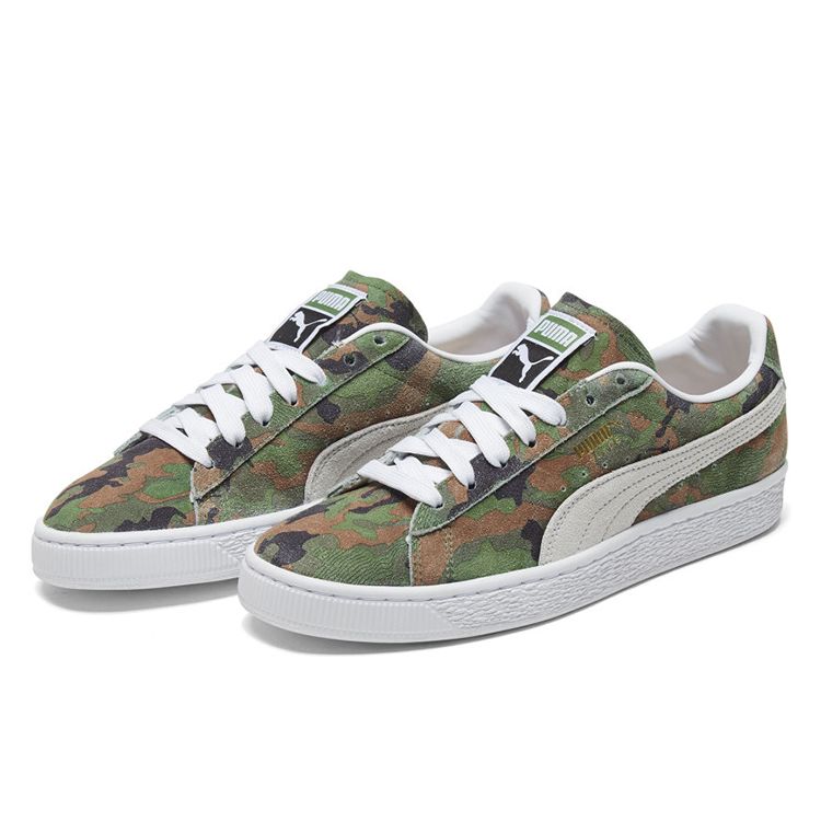 Puma Suede Classic Ambush Dachsund Green Camo Unisex Sneakers Black White 369626-01