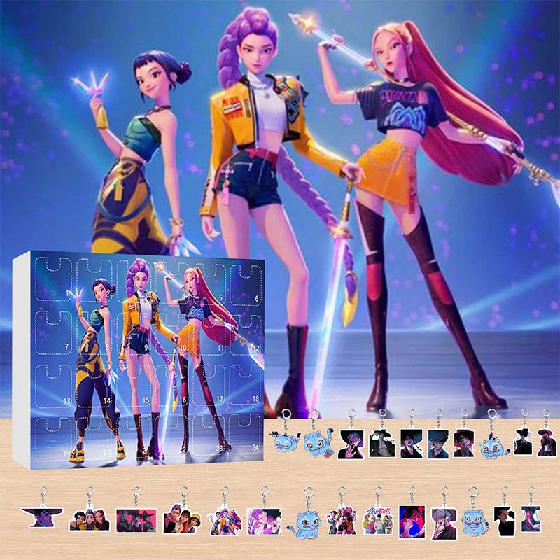 Календарь Адвента для охотников, Календарь обратного отсчета в виде брелока с 24 игрушками-брелоками, подарки, украшения, календарь Адвента