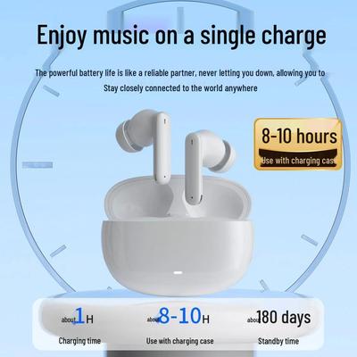 Новые беспроводные Bluetooth-наушники TWS для игр с ультрадолгим временем работы от аккумулятора, HD-звонками, шумоподавлением и беспроводным спортивным дизайном.